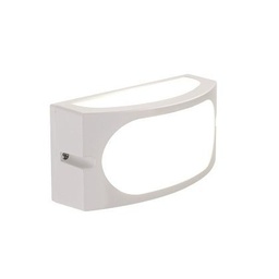 [S-SOV174/02] Applique E27 Bianco Goffrato - Luce di Qualità per Ambienti Esterni ed Interni