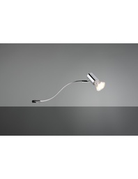 [S-TRIO283400106] Applique Giada Faretto Orientabile Da Specchio Bagno Cromo IP44 Trio Lighting