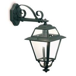 [S-SOV856/16] Applique elegante in grafite con diffusori in vetro trasparente