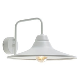 [S-SOV594/02] Applique in Metallo Bianco con Attacco E27