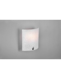 [S-TRIO212200100] Applique Parete Moderna Vetro Trasparente Elisa 1xE27 Trio Lighting