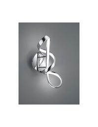 [S-TRIOR27091106] Applique Perugia Design Fiocco Cromo Led Dimmer 4000k