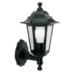 [S-SOV947/06] Applique Piccola In Alto Nero - Design Moderno e Raffinato