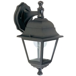 [S-SOV160/06] Applique Piccola In Basso E27  linea nano  nero