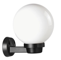 [S-SOV361/06] Applique Sf. Opale D.20 E27  linea globo  nero