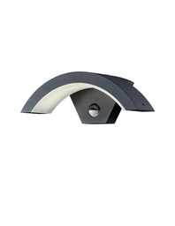 [S-TRIO220969142] Applique da Esterno con Sensore di Movimento, Antracite, LED 7,5W, 580 Lumen, 3000K
