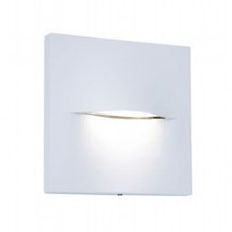 [S-SOV99202/02] Applique tonda in alluminio pressofuso con diffusore satinato - 3W, 360 lumen