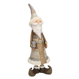 [S-V6132390000] Statua Babbo Natale in Resina 12x10x34 cm
