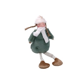 [S-V6153240000] Borsa Verde in Tessuto per Bambina 11x8x40 cm