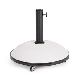 [S-B0795297] Base Ombrellone Barry  con ruote 50Kg Bianco