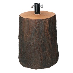 [S-V6199670000] Base per albero tronco marrone ø26h40