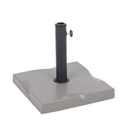 [S-B0795277] Base ombrellone quadrata cemento Salonicco 25 kg 44,5 x 44,5 x 37,5 cm