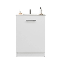 [99079] Base sottolavello Solo11 bianco anta reversibile