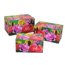 [S-V3822910000] Baule ecopelle rettangolare multicolore 64,5x40h35