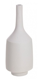 [S-B0183086] Bottiglia Decorativ Kothon Bianc S H29,5