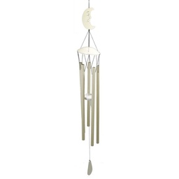 [S-V1859150000] Campanello Luna in Metallo 17,5x17,5x162 cm
