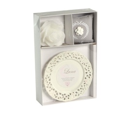 [S-V5504530000] Candela Rosa Luna Latte &amp; Miele cm26x17h4,5 - 8 Ore