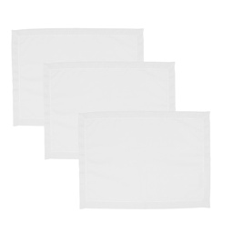 [S-V7908370000] Set Canovacci Juliette Bianco - 3 Pezzi - 50x70 cm