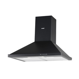 [S-FZ92627] Cappa a piramide 60 cm Eolo 60 nera Samet