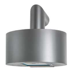 [S-ART895028] Cappa aspirante CURVE in acciaio inox silver cm Ø60