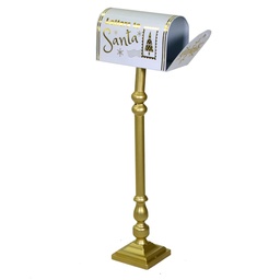 [S-V6322530000] Cassetta Posta Metallo Oro 33x127 cm