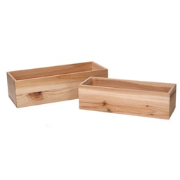 [S-V5036010000] Cassetto in Legno Naturale Rettangolare 32x13h9 cm