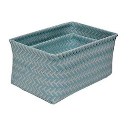 [S-V2316350000] Cassetto in plastica azzurro rettangolare 30x19x15 cm
