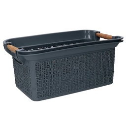 [S-V2321910000] Cassetto in Plastica Grigia Rettangolare 53x34x24,5 cm