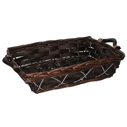 [S-V9380780000] Cesta vimini rettangolare cm53/58x37h13