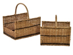 [S-V2006430000] Cesto portalegna rettangolare in vimini 1-2 bollito 50x39,5h30,5/51