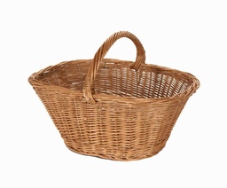 [S-V2007580000] Cesto Vimini Europeo Giovanni 1^ Ovale 37x24h17/30