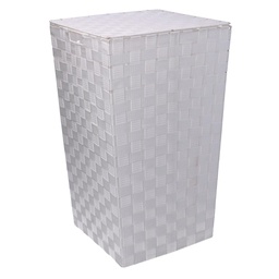 [S-V1992630000] Cestone bianco foderato quadro cm33x33h53