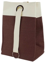 [S-V9159550000] Cestone portabiancheria beige cm. 40 x 30 x 60