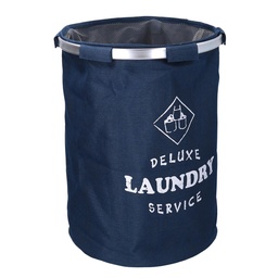 [S-V1992330000] Cestone tessuto sacco blu tondo pieghevole ø40x55 cm