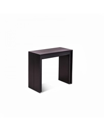 [S-OM/114/N] Consolle Allungabile in Mdf Nero, Antigraffio, 90x42,5/302,5x76cm