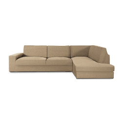 [S-FZ99233] Copridivano Jaz angolare destro beige 350-500