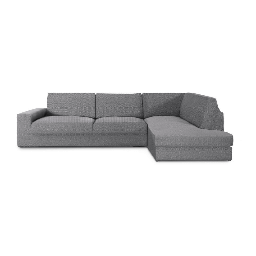 [S-FZ99234] Copridivano Jaz angolare destro grigio 350-500