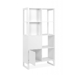 [S-FZ99036] Credenza a giorno Sumatra20A bianca bifacciale