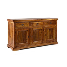 [S-B0742745] Credenza rustica Chateaux 3 ante 3 cassetti