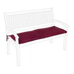 [S-B0806375] Cuscino  da esterno in tessuto bordeaux Poly panca 2posti