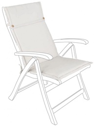 [S-B0805625] Cuscino Poly180 Naturale Schien Alto