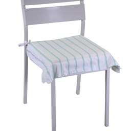 [S-V7919940000] Cuscino Flora Stripe Verde Salvia Quadro 40x40h4