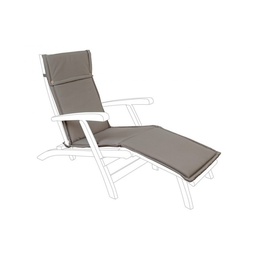 [S-B0806414] Cuscino Lettino Sfoderabile Cioccolato Poly - 50x176x3 cm