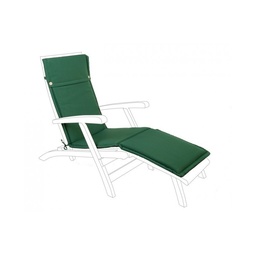 [S-B0806349] Cuscino lettino sfoderabile verde scuro in poliestere 180gr/m2