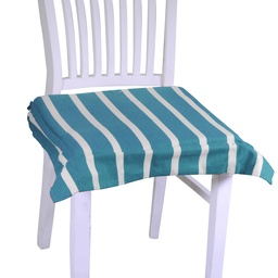 [S-V7920950000] Cuscino Pop Righe Blu Petrolio Quadro 40x40x4 cm