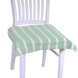 [S-V7920970000] Cuscino Pop Righe Verde Acqua Quadro 40x40h4