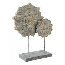 [S-B0182213] Coppia Rosoni Decorativi Yoma - 28.5x10.5x37 cm