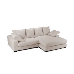 [99051] Divano Calgary beige penisola reversibile
