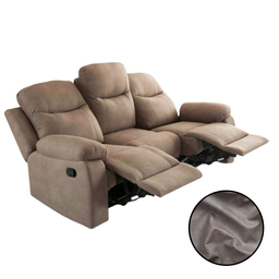 [96392] Divano Chicago 3 posti reclinabile silver grey Ranger 10