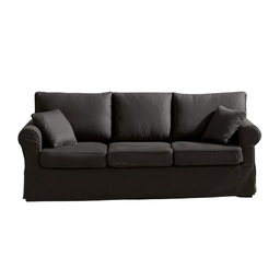 [96870] Divano Country 3 posti grigio soro 95 215 cm.